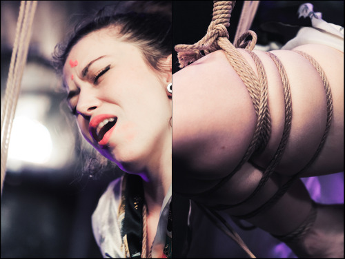 misungui:  Performance Kinbaku Misungui & PhilipAnn  Credit Photo : Plume E. Heters