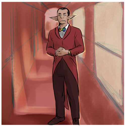 mintandvanilla: you know whodunit to them (i’m sorry) [image: a drawing of Jenkins, a light-sk