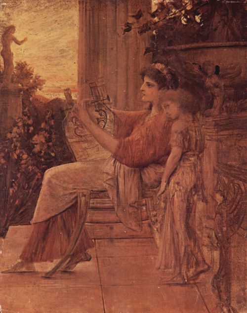 gustavklimt-art:    Sappho,1890Gustav Klimt  