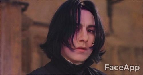 severus-my-only-prince: Soo i took the beauty app and made Severus younger. I know somebody did it before, but i wanted to see how other photos will look like and look what i got! 