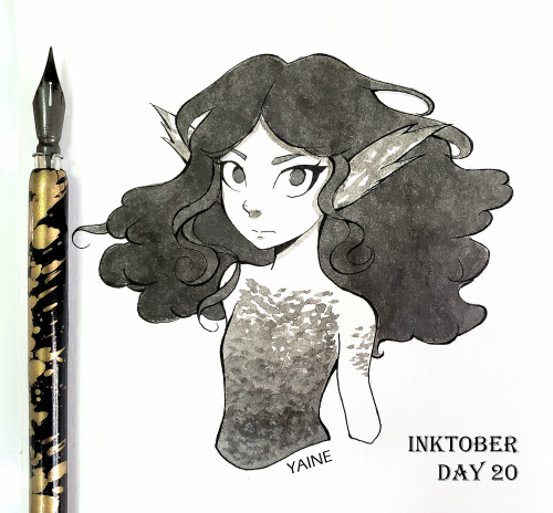 My favorite inktober pieces from 2019!If you wanna see them all, they’re on my instagram.–Instagram 