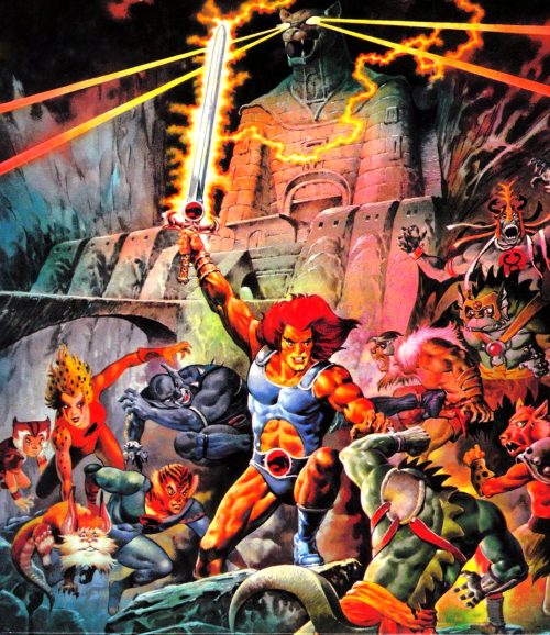 80s-90s-stuff:Thundercats - 80s toy/cartoon artwork