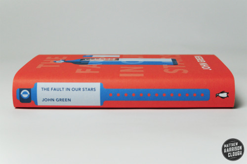 edwardspoonhands:matt-clough:Reversible book jacket design for The Fault In Our Stars by J