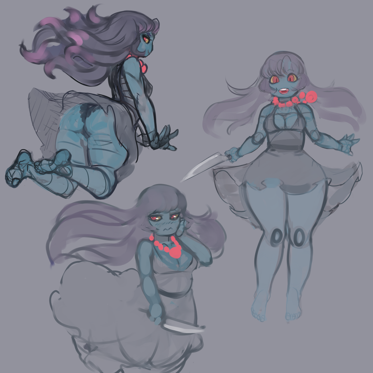 therealfunk:  Yandere (I guess, maybe she was just cooking?) Misdreavus   &lt;3
