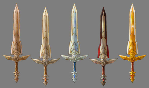 Art Deco Swords by SSal Bab