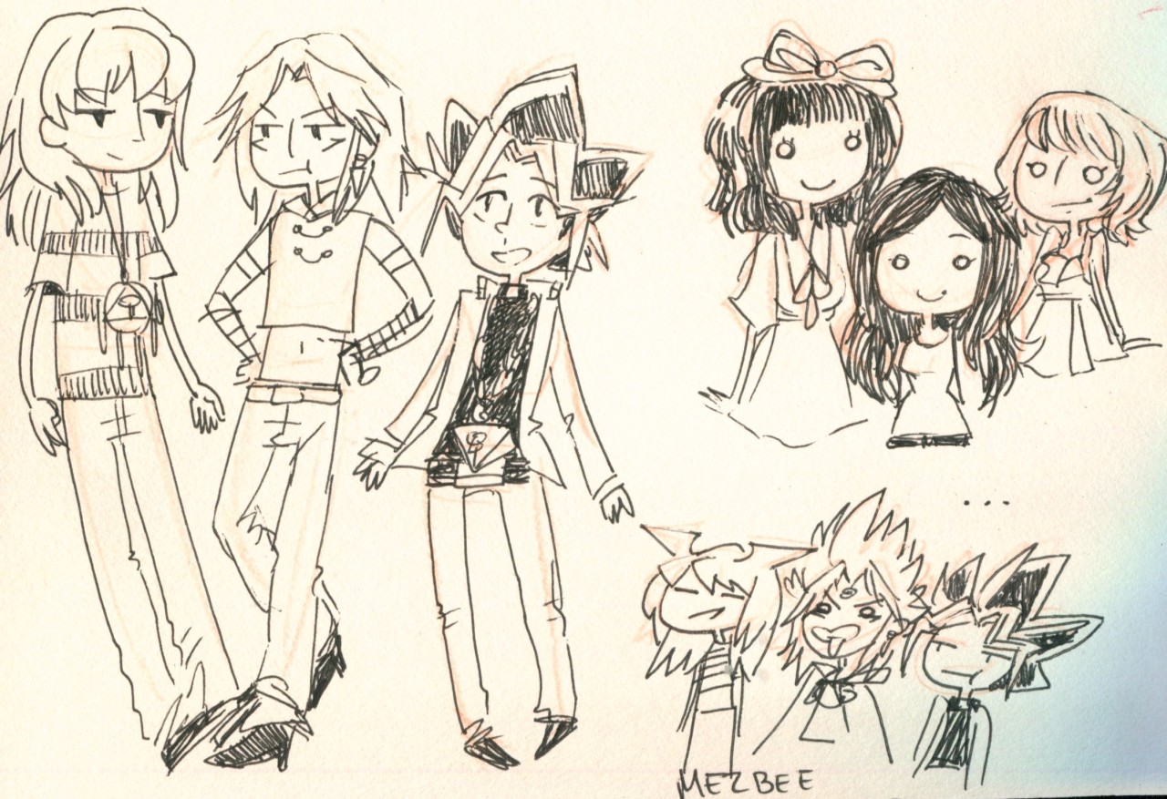 mezbee:  supercracktastic:  Wonderful doodles by Esther! Her and Bianca and I had