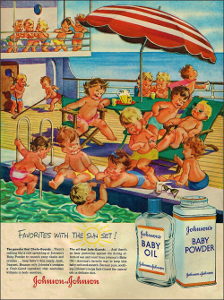 1950sunlimited:  Johnsons Baby Powder c. 1950s 1950sunlimited@Flickr 