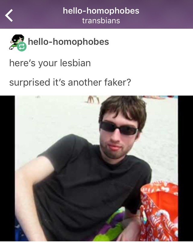 transgirlnausicaa: this transmisogynist attempted to harass a trans woman by posting