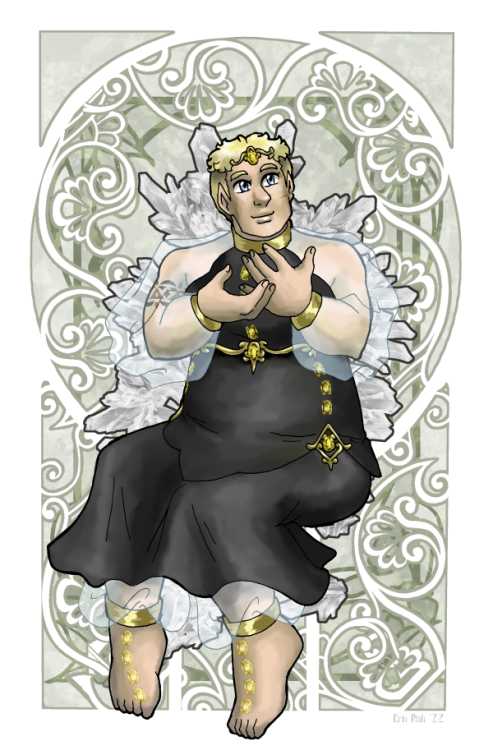  More fancy art of the Embassy guards from Leif & Thorn. This is Brynhildr Gyllenhallr, adorned 