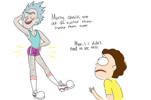 sugarandmemories: rick in booty shorts