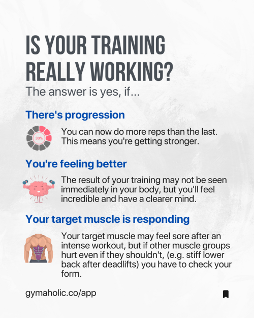 Is Your Training Really Working?It’s easy for us to get impatient when we don’t see visi