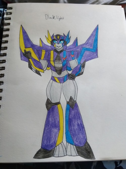 So I Updated My Transformers Animated Oc Black Light. She Is No Longer A Triple Changer Sadly, It Just