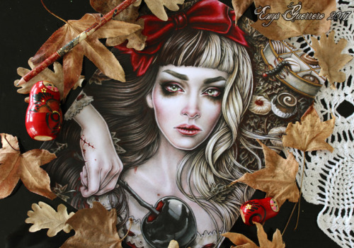  My original piece <3 “Autumn in Candy Land” <3at my Etsy store, new prints and mo