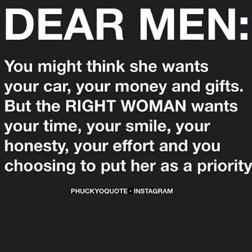 Replace men with woman.