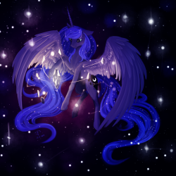 that-luna-blog:  Princess Luna Teurus revival V2 by Dalagar  &lt;3