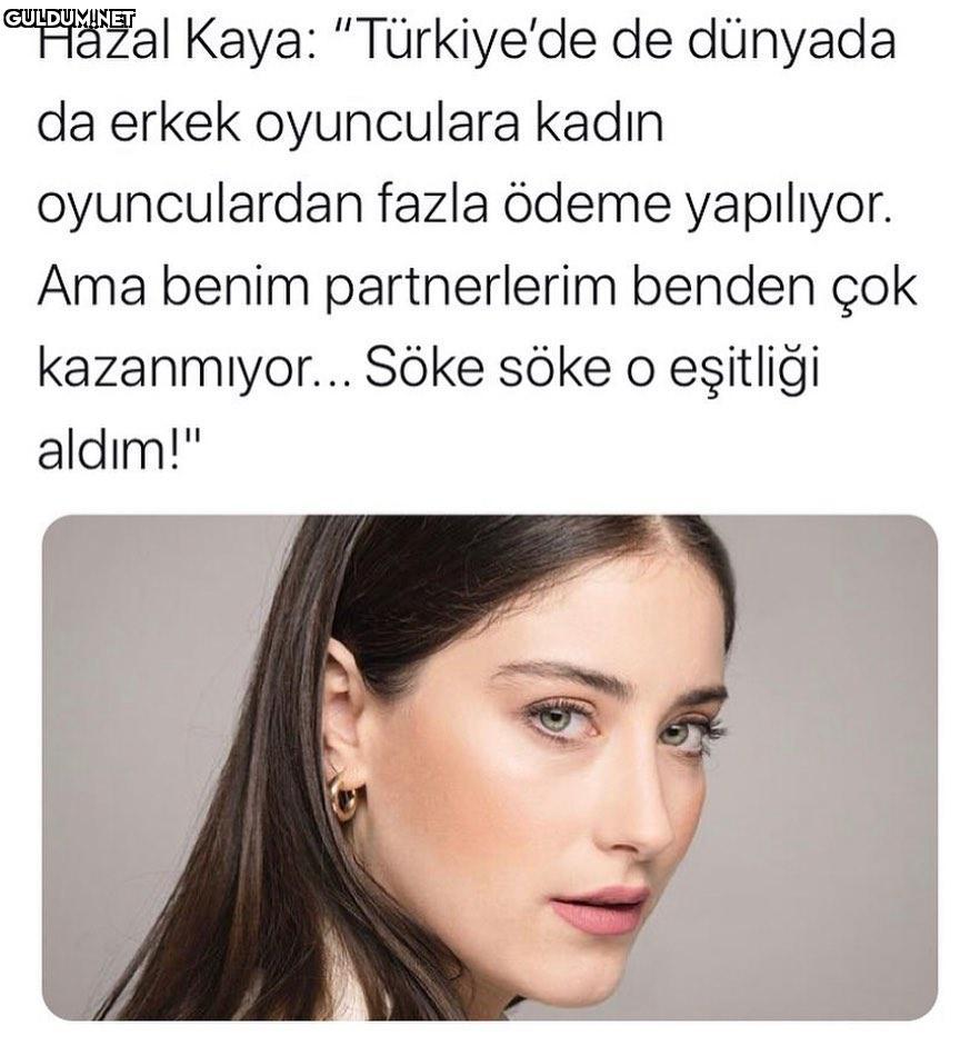 Hazal Kaya: "Türkiye'de de...