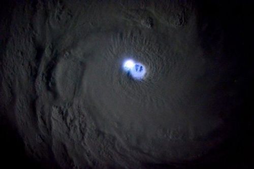 Astronaut Samantha Cristoforetti Took This Snap Of Cyclone Bansi Whilst On Board The International Space