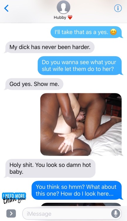 takemywifeandmakeheryours:  SO TELL ME ABOUT LAST NIGHT Part 3 of 4Hey, all you horny devils. We joined a free cam thingy. Get in touch with us here!via https://takemywifeandmakeheryours.tumblr.com