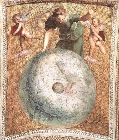 artist-raphael: Prime Mover, from the ‘Stanza della Segnatura’, 1511, Raphael Medium: fr