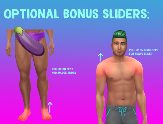 sims 4 stomach sliders