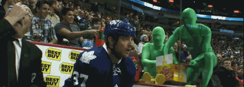 onthesideoftheotters:  tampabaybby:  there is never a wrong time to reblog this  in toronto our hockey team is the toronto maple leafs and fsr the tradition is to throw waffles at their games idk why it just always has been 
