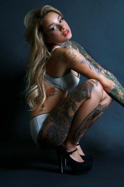 tattoosonbreast:  If you love sexy inked