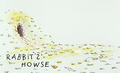 darkdrifteruk:  skiffykitten:  Deep in the hundred acre wood, where Christopher Robin plays. You’ll find the enchanted neighborhood of Christopher’s childhood days. A donkey named Eeyore is his friend and Kanga and little Roo. There’s Rabbit and