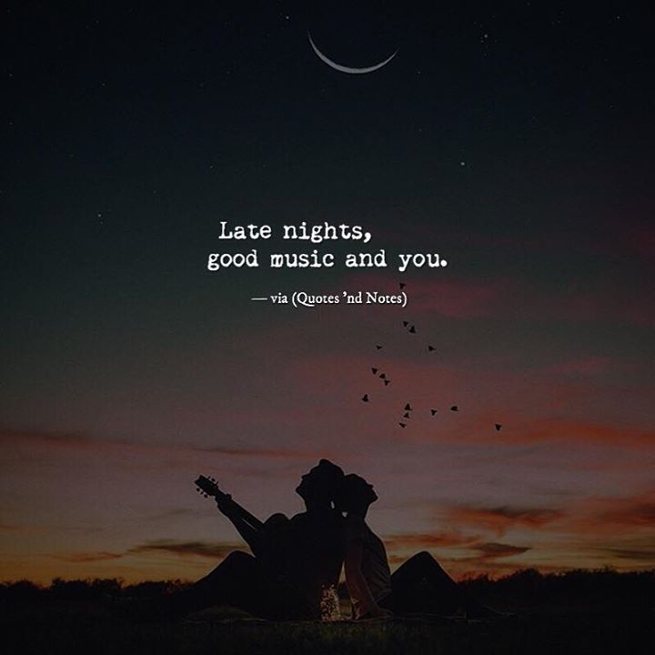 night travel and music quotes