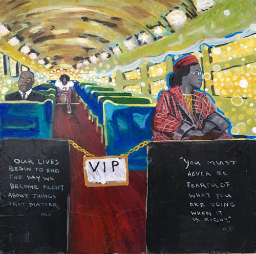 fyblackwomenart:“YOU’RE EITHER ON THE BUS OR OFF THE BUS” by FunFierceArt source: www.etsy.com/listi