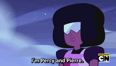 supheaux:  Garnet using a very simple comparison that Peridot will understand to explain her being fused. 