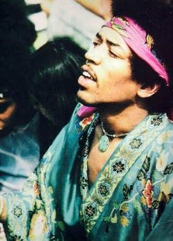 lezdoorsofperception:  &ldquo;You have to go on and be crazy. Craziness is like heaven.&rdquo; -Jimi Hendrix   Love, love, love Jimi. He died way too young! -fms