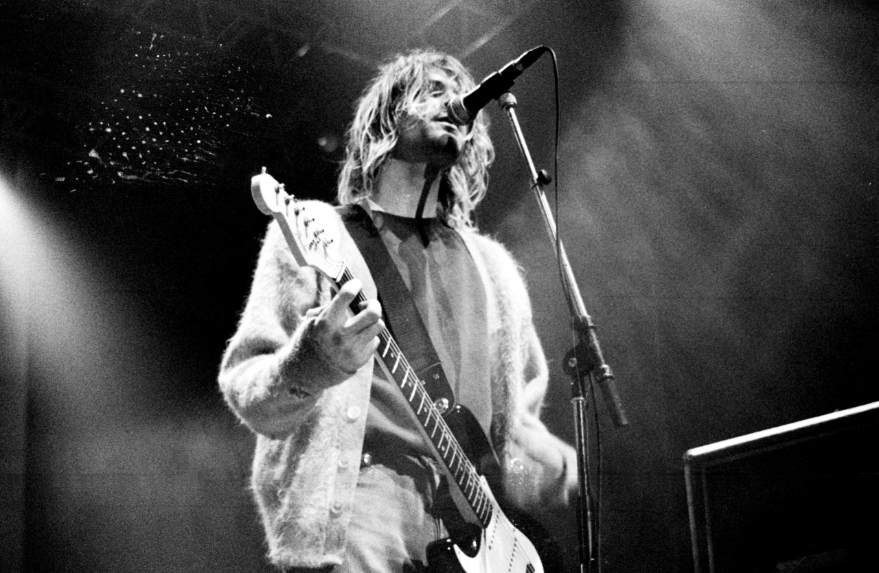  Kurt Cobain in France, 1991.   