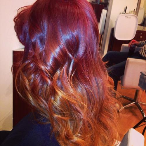 red ombre