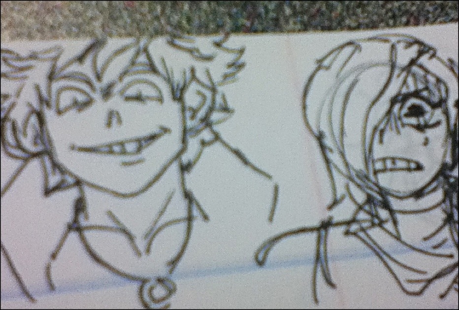 doodles in class (howevr these weren&rsquo;t all done on the same day lolol;)