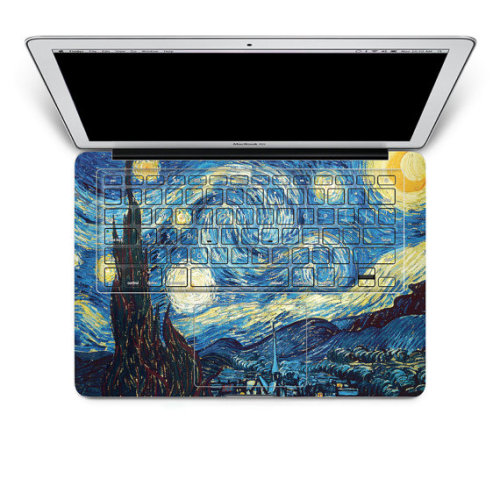 geek-studio:Starry Night computer decal by youyoudecal