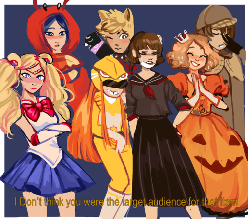 Happy Halloween!outfits belong to: @ask-akiryushima!!