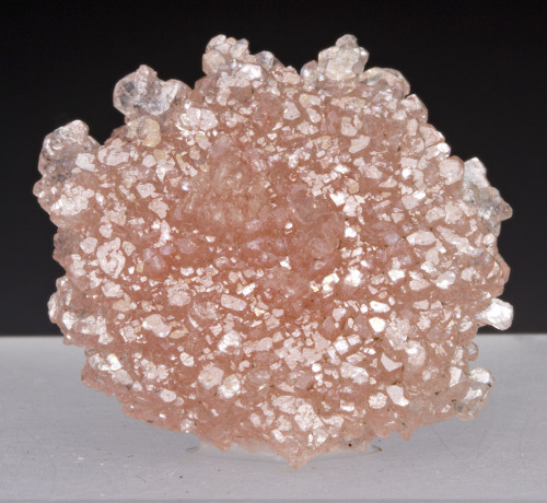 mineralists:  Rare pink-orange crystallized fluorapophyllite-(KF) Specimen from Maharashtra, India!