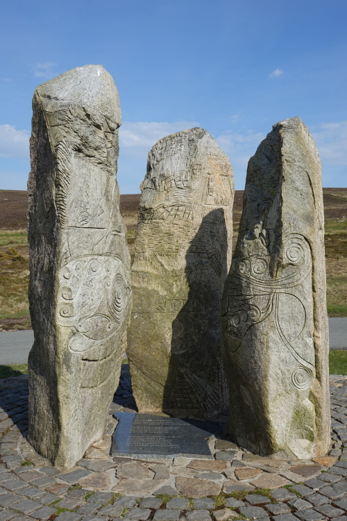 Standing Stones Sculpture near Tre’r Ceiri Iron Age Hilltop Fort at Nant Gwrtheyrn, exploring 
