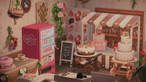 cozydew:♥(ꈍᴗꈍ) having a cup of coffee at marshal’s bakery! designing this was such a jo