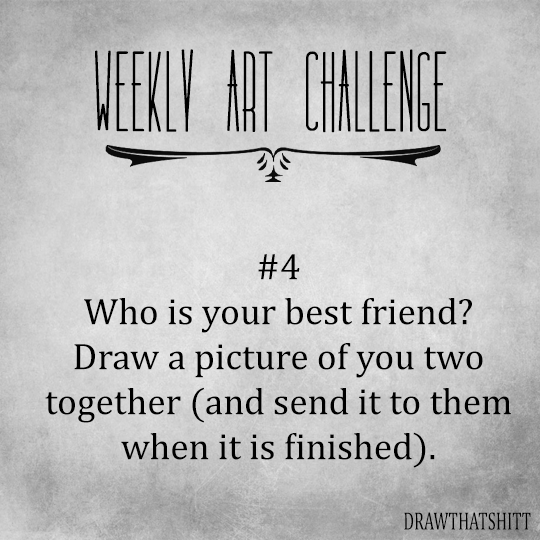 Art Challenges Drawthatshitt You Can Also Draw More Friends If