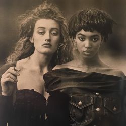 jinxproof:  Marie Sophie Wilson &amp; Naomi Campbellph. Peter Lindbergh