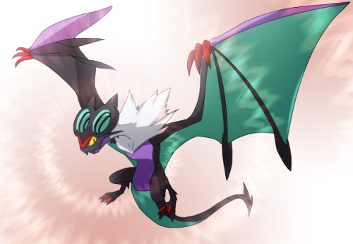 gottacatchemall:  Two new pokemon have also been revealed- Vivillon (Bug/Flying) and Noivern (Dragon/Flying) [Vivillon, Noivern]