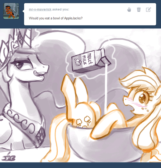 askprincessmolestia:  Ask Princess Molestia #313  X3