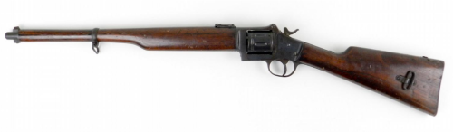 Mexican Army issued Model 1893 Pieper revolving carbine.from Carol Watson’s Orange Coast Auctions