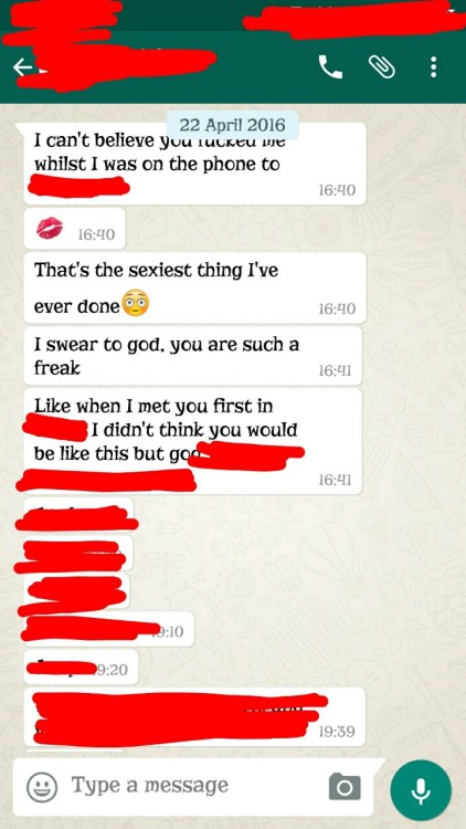 manishas1: Fucked my bfs friend whilst on the phone to my bf Wonder if bf knew.