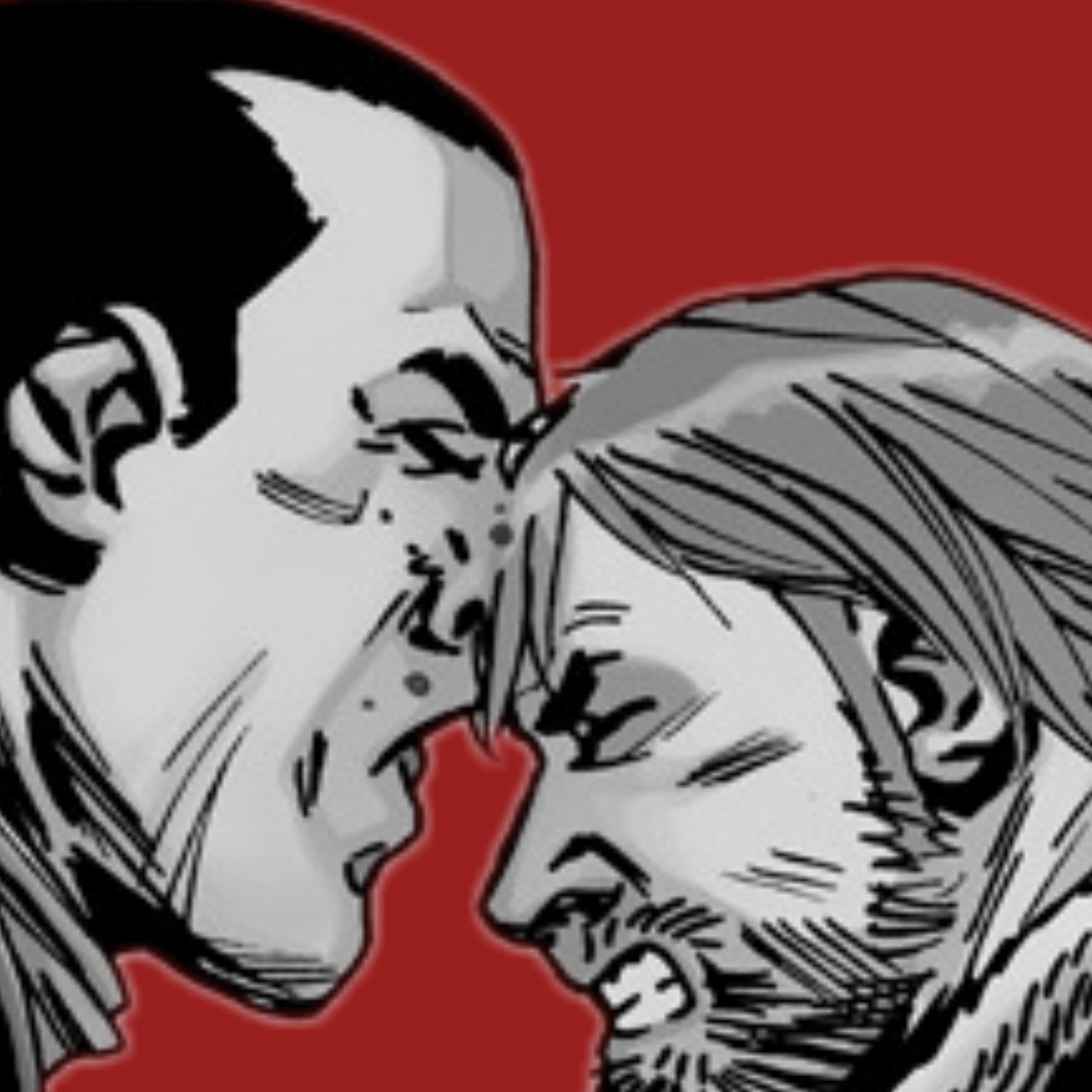 twd-comic-icons:  Negan and Rick Icons Requested by Anonymous   Likes/reblogs/credit