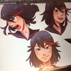 Almost done with the Kill la Kill zine! -