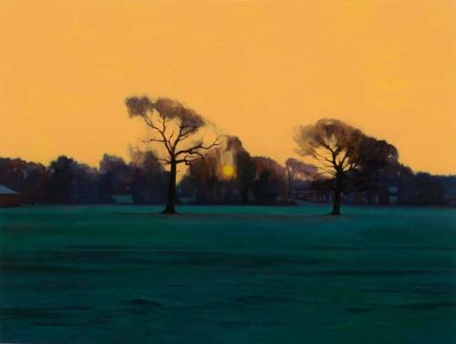 George Shaw (British, b. 1966, Coventry, England) - 1: The Buildings of England, 2017  2: Utterly Si