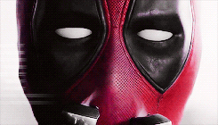 dracomartell:  Me? I’m Deadpool, “The Merc with a Mouth.” Good shots and bad