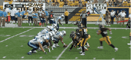 foxsports:  Polamalu timed the snap PERFECTLY, soared through the line for this awesome
